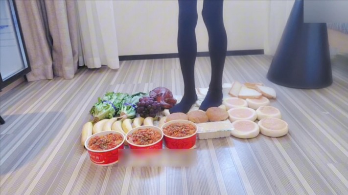 厚黑袜踩十斤食物  JS251214~6BP
