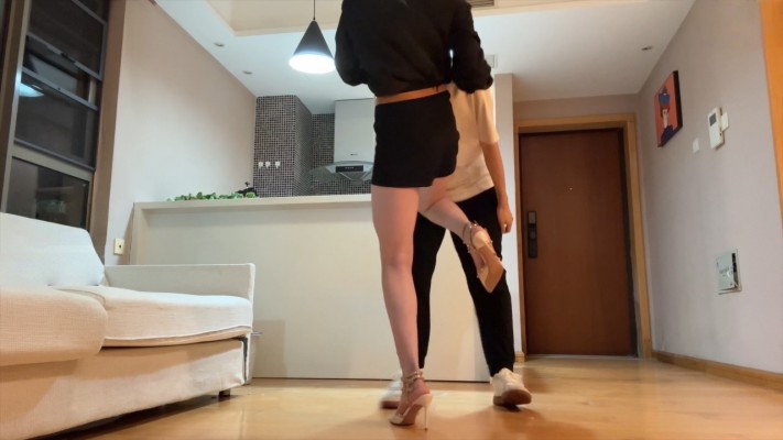 OL高跟光腿膝盖顶裆顶腹加关节技虐待男M   ACYC-5163BP