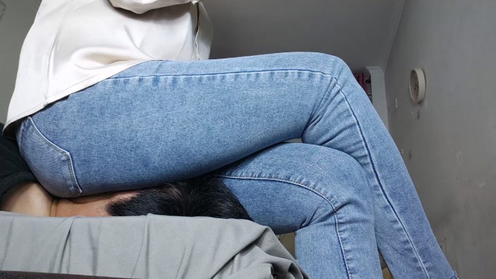 牛仔裤强制坐脸 特写镜头 YC-251225-3BP